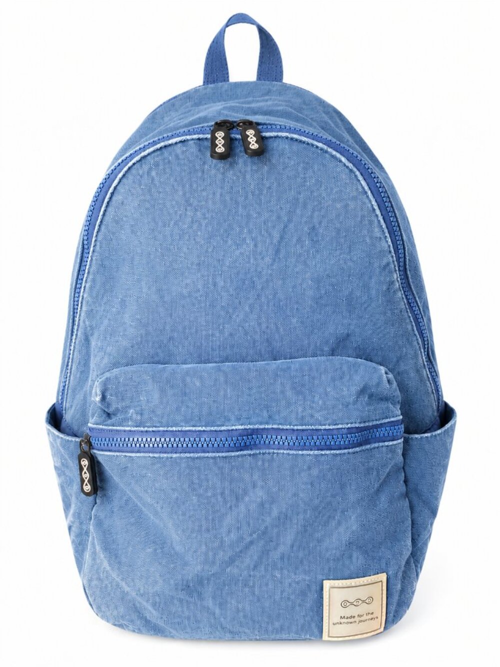 Dare To Roam DTR Blue Canvas Backpack School Travel Daypack